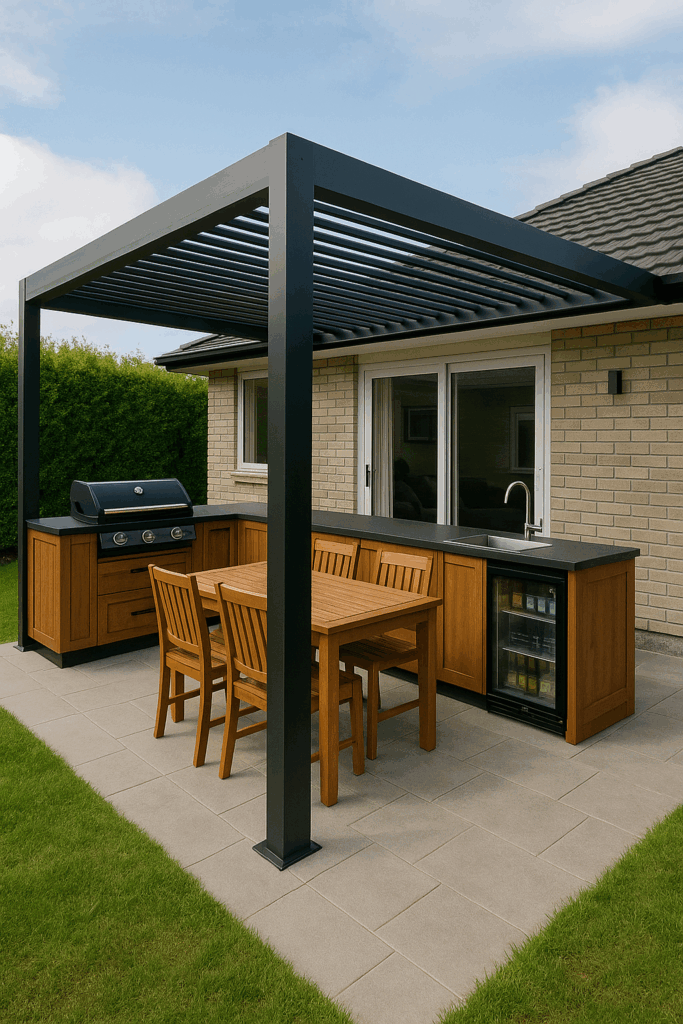 Pergola & Outdoor Kitchen