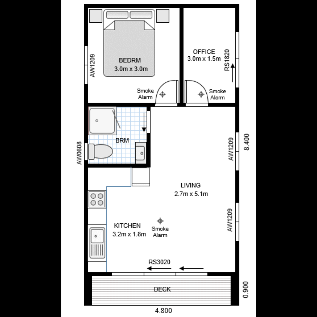 Floor Plan 40sqm