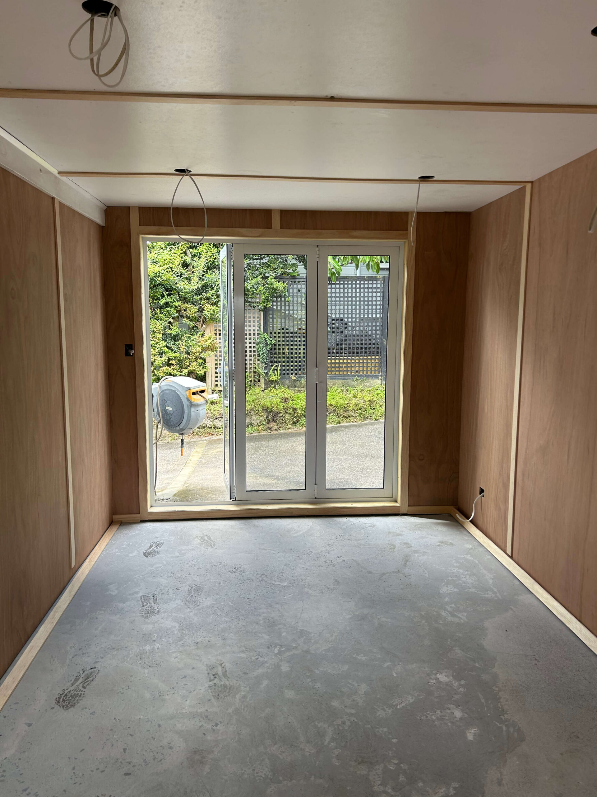 Interior garage Conversion