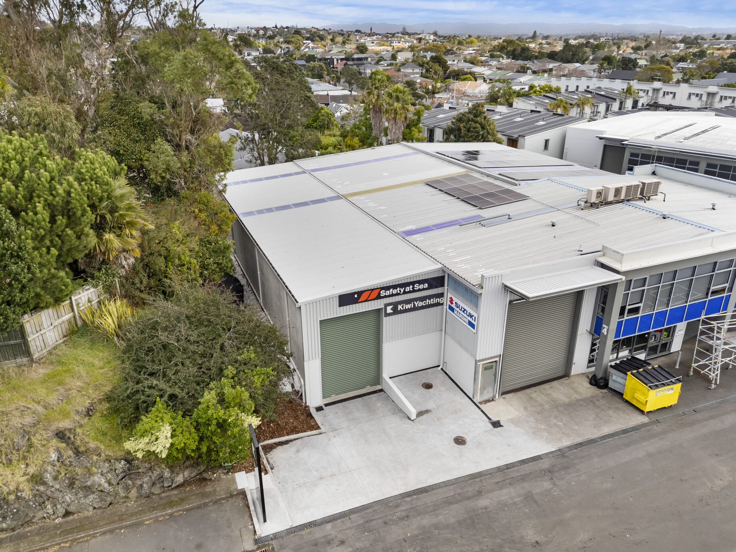 Safety at Sea commercial warehouse extension completed by Macalister Construction in Auckland